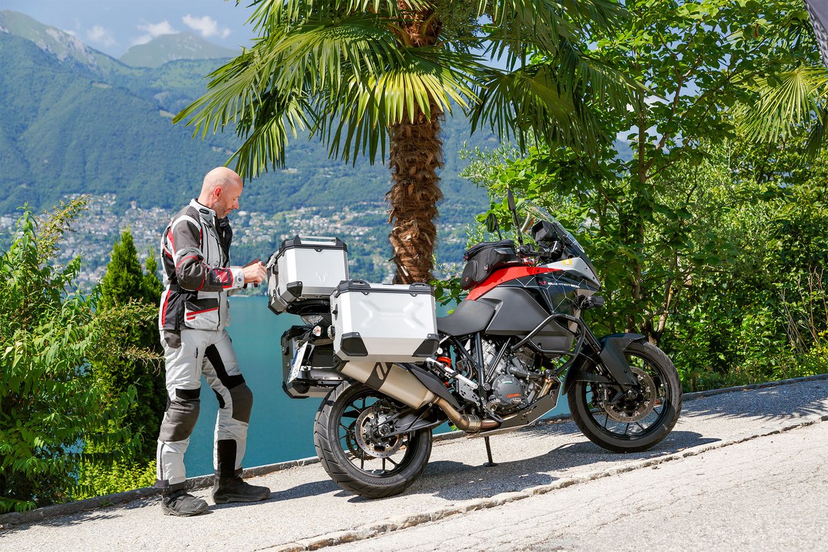 Lake Lugano - Palms in Switzerland? A feature of southern Switzerland.