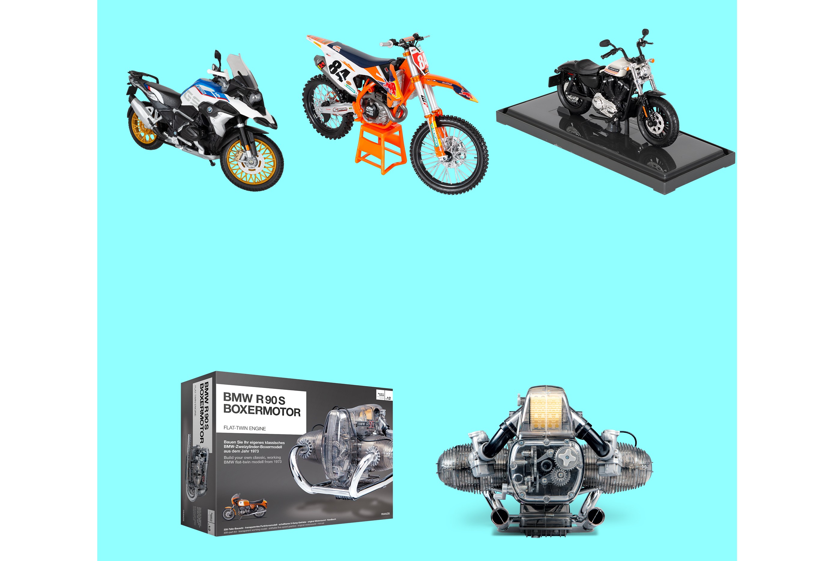 Motorrad-Liebhaber-Geschenk, Motorrad-LED-Lampe, Motorradfahrer