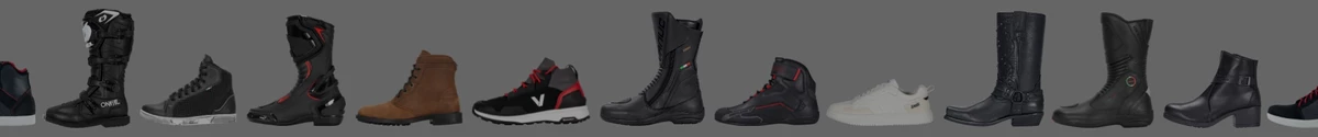 KI generiert: Verschiedene Arten von Schuhen und Stiefeln in einer Reihe, darunter Sportschuhe, Wanderschuhe, Motorradstiefel und Sneaker. Die Schuhe sind in verschiedenen Farben und Stilen dargestellt.