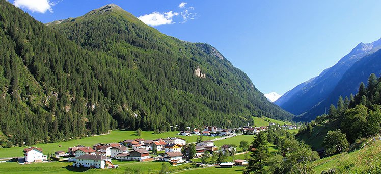 Österreich Kaunertaler Gletscherstraße