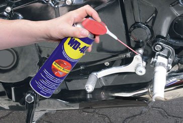 motorradwartung un WD-40
