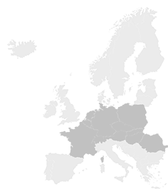 Louis Tourentipps – Europakarte: Zentraleuropa