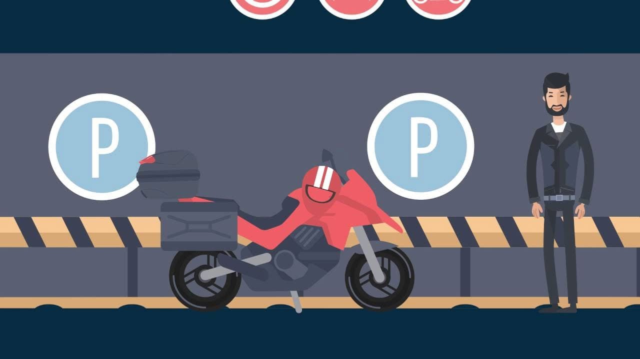 Motorrad verzurren auf der Fähre