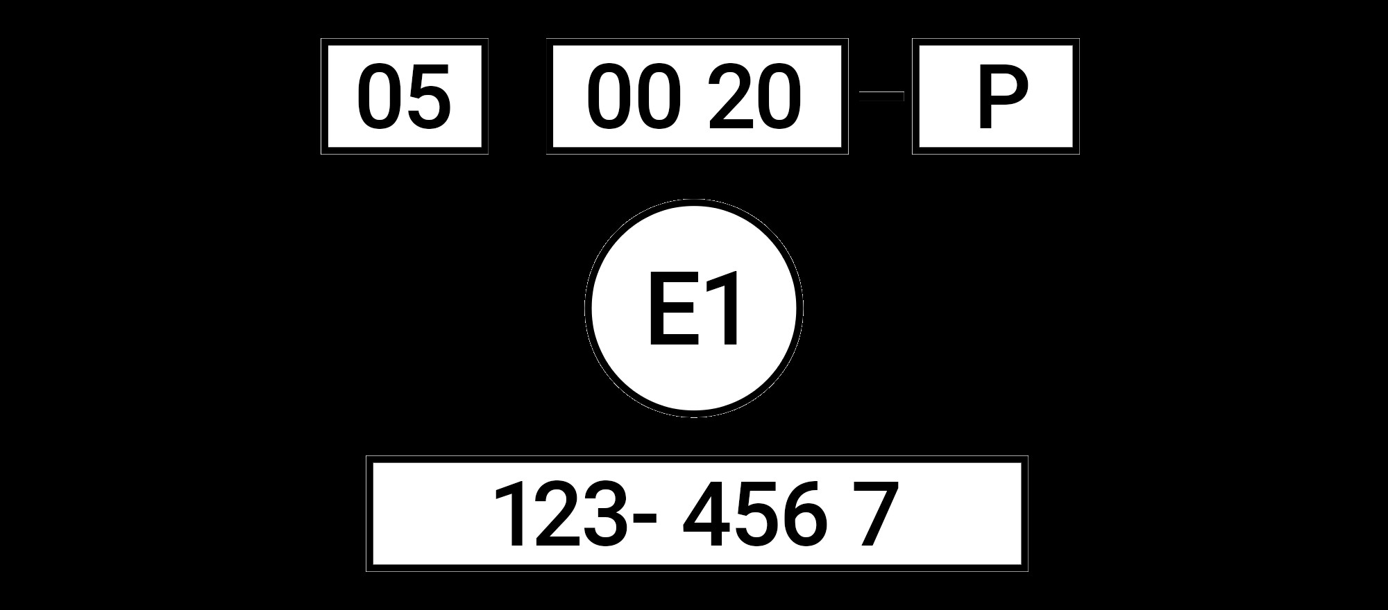 ECE approval mark in motorcycle helmet