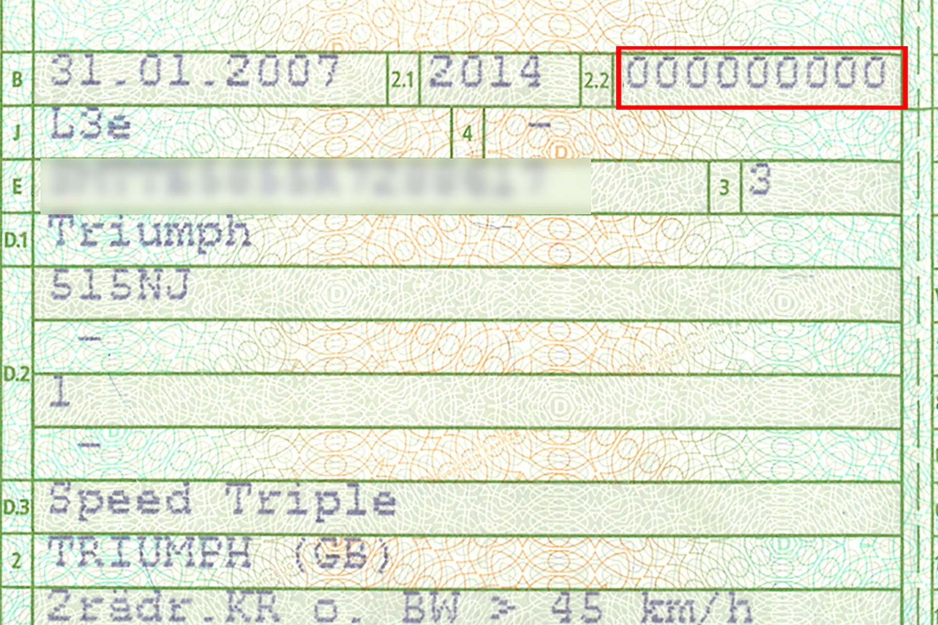 Fig. 6: Solo zeri = veicolo d'importazione