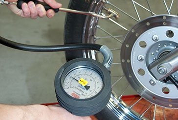 Check tire air pressure