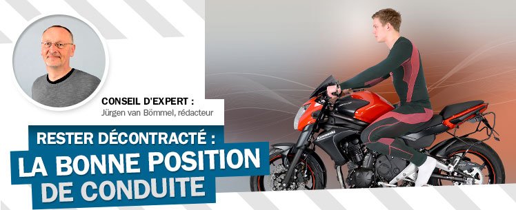 La bonne position de conduite