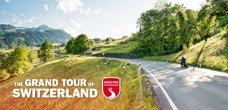 Wildhaus Pass - On the road to Liechtenstein: leisurely swinging round the bends through the picturesque Swiss countryside.