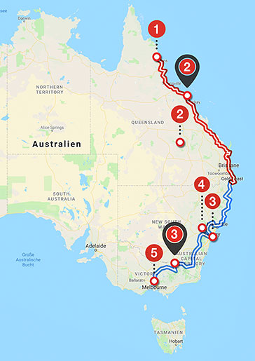 Australien Motorradtour