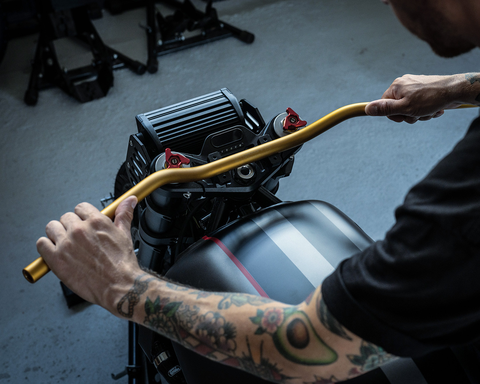 Motorrad Lenker, Griffe & Hebel