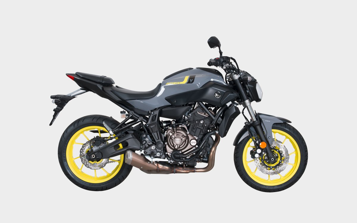 Yamaha MT 07 посадка