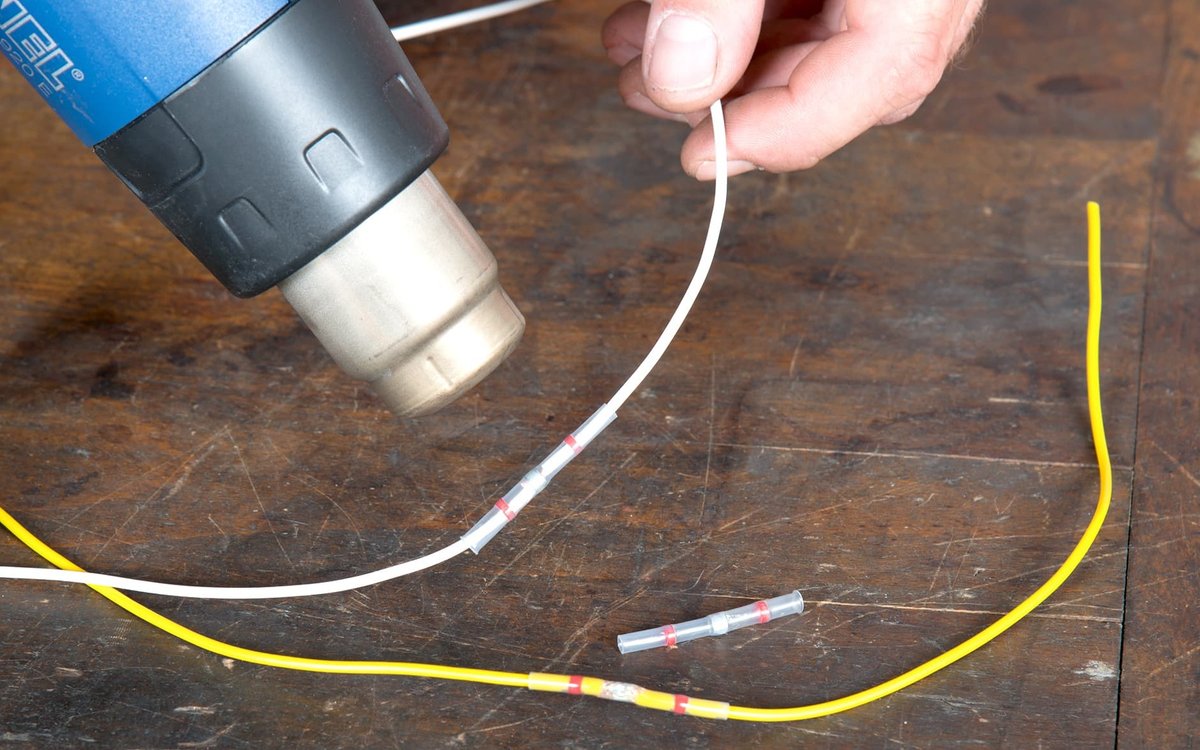 Solder connectors are ideal for permanently joining two cables