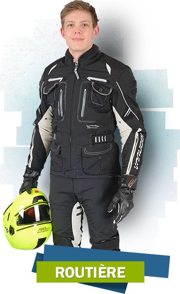 Routière motocycliste