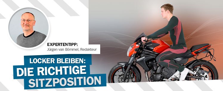 Locker bleiben: die richtige Sitzposition