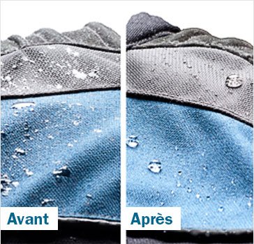 Entretien des Textiles - imprégnation