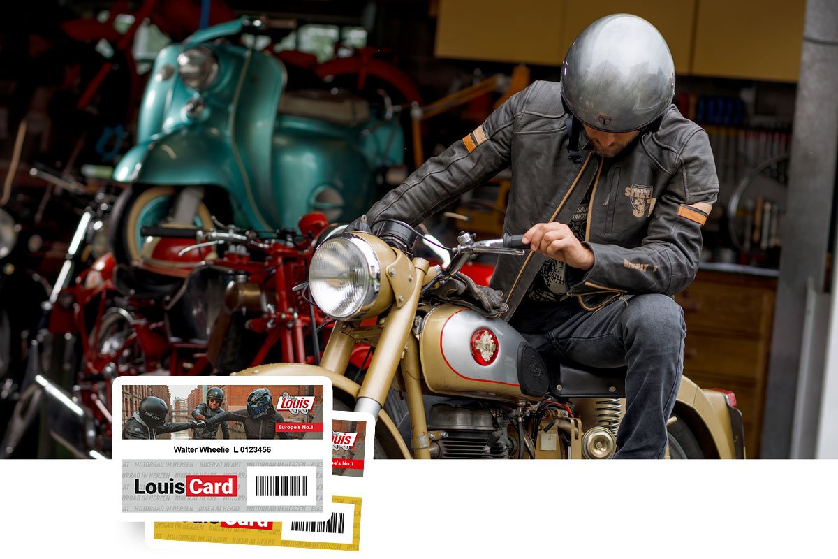 LouisCard - dine fordele for motorcykel og fritid | Louis