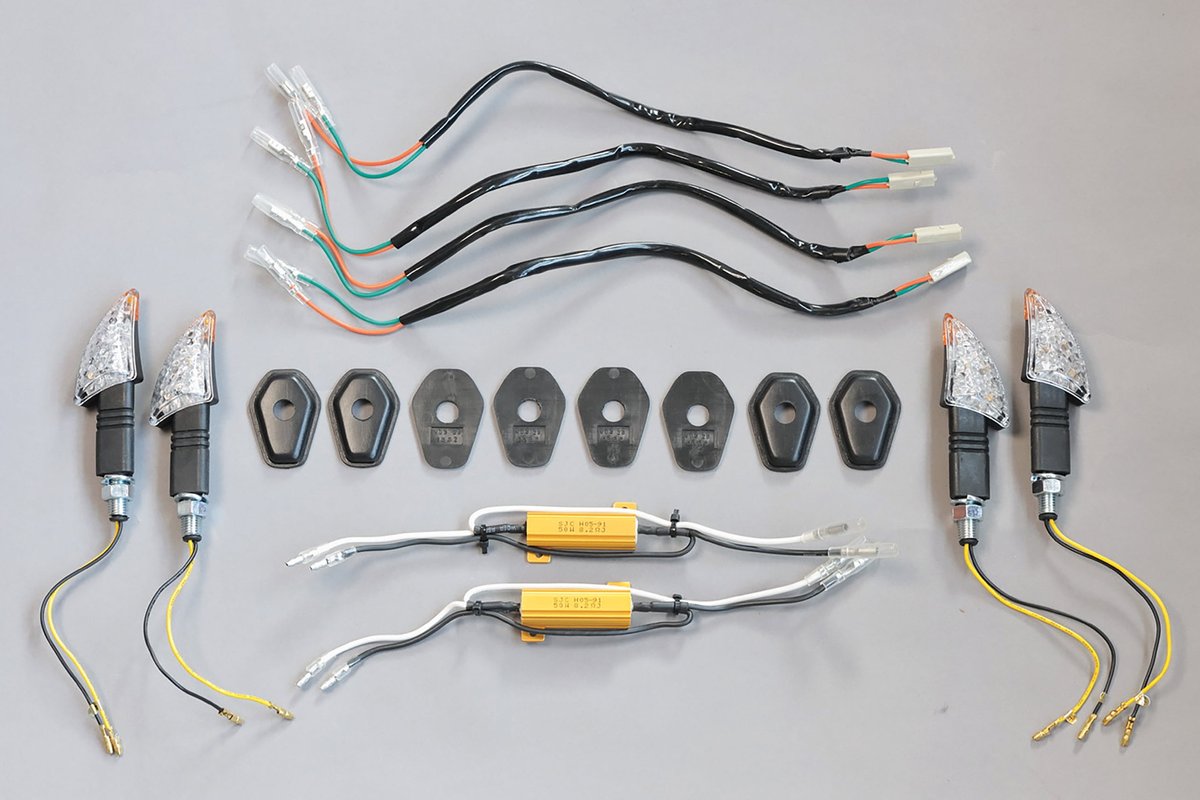 4 X Turn Signals Wiring Plug Adapters Connectors Harness For Honda CBR VT 750 NC