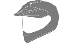 Casque enduro de tourisme