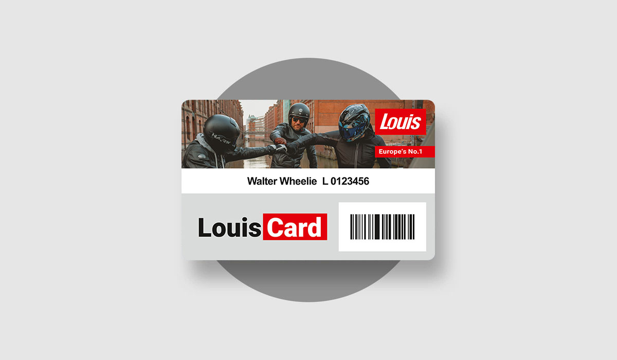 LouisCard - deine Motorrad-Vorteilskarte