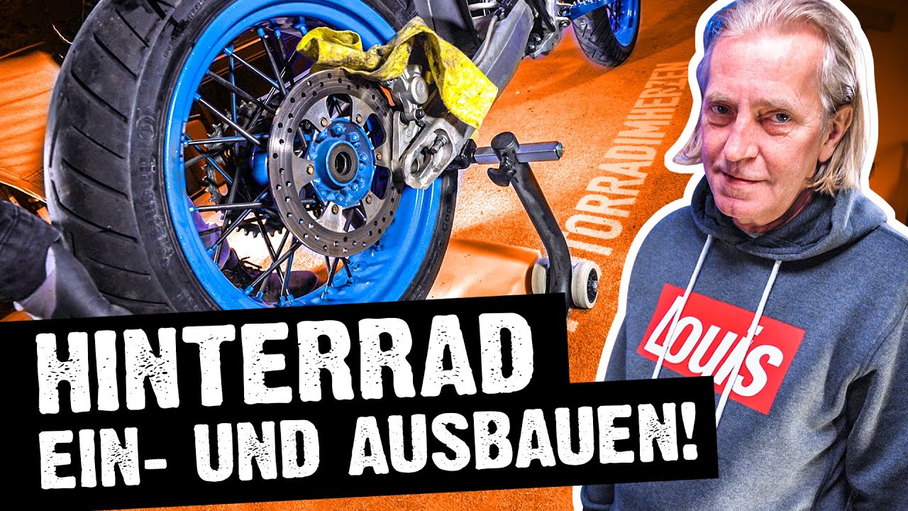 Motorrad-Hinterrad schnell ausbauen | LOUIS QUICKTIPP