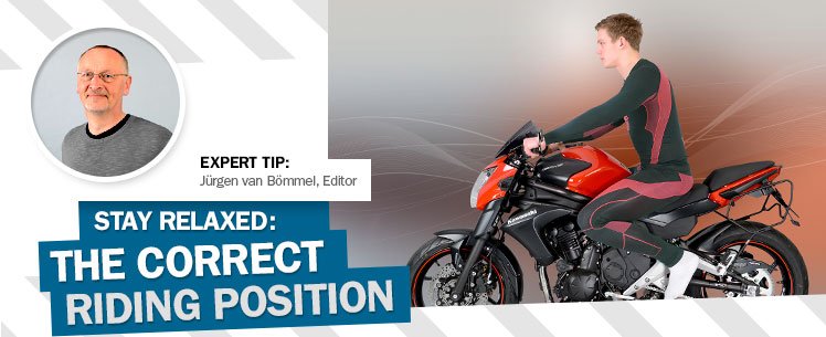 Stay relaxed: the correct riding position