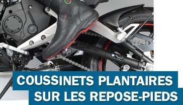 Coussinets plantaires sur les repose-pieds