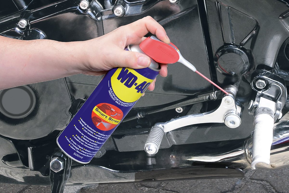 Step 11: Protect screw heads against aluminium corrosion and lubricate joints & levers with multipurpose oil