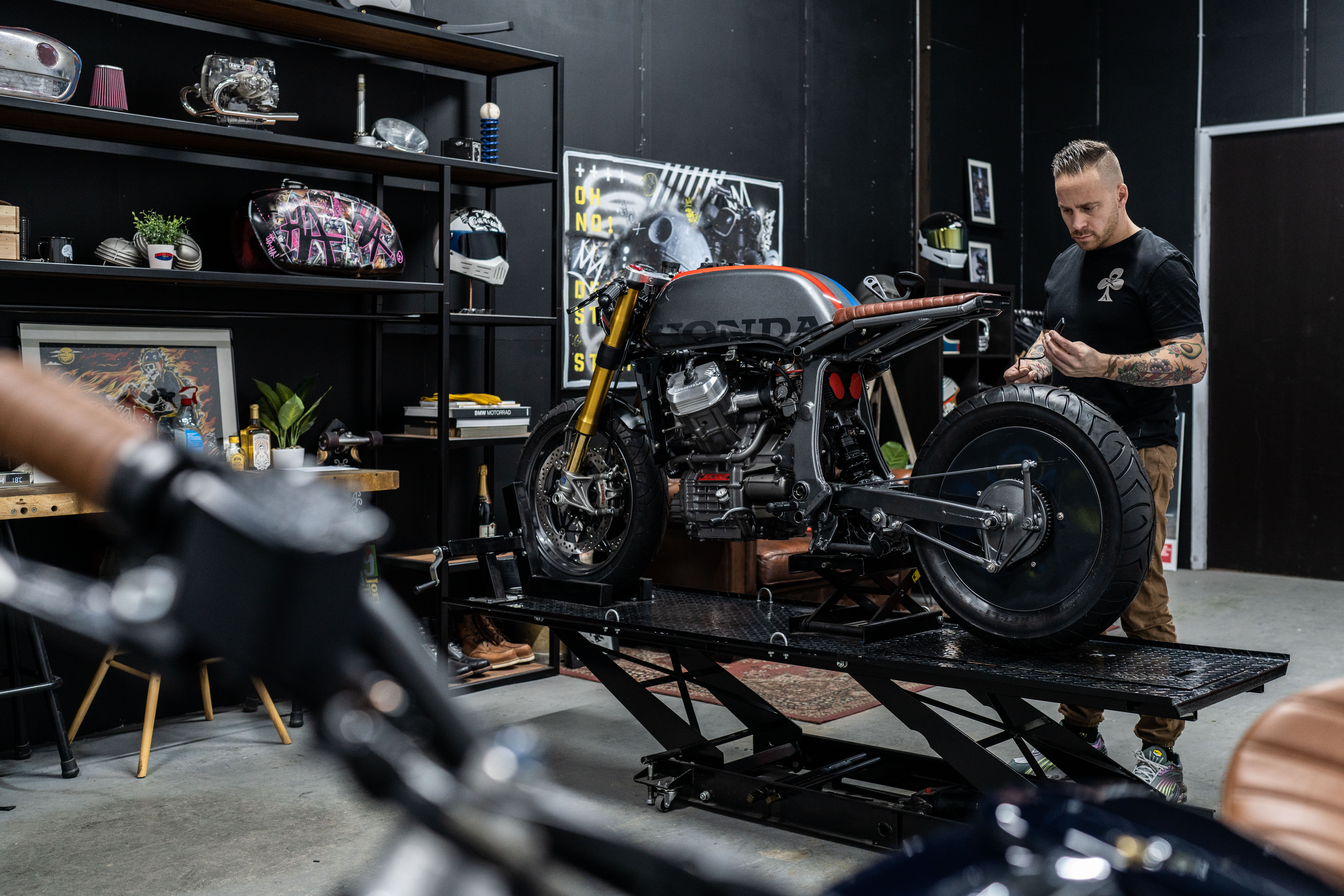 Reifen am Motorrad checken