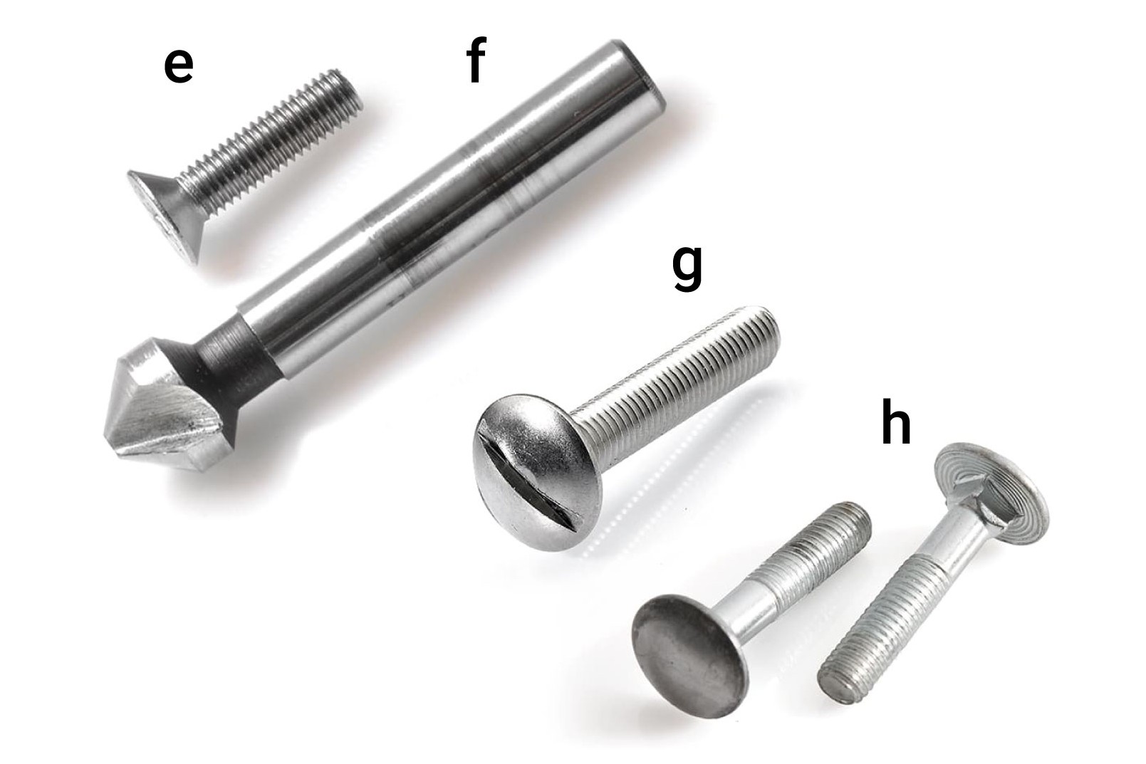 Fig. 2.2: Overview of screws