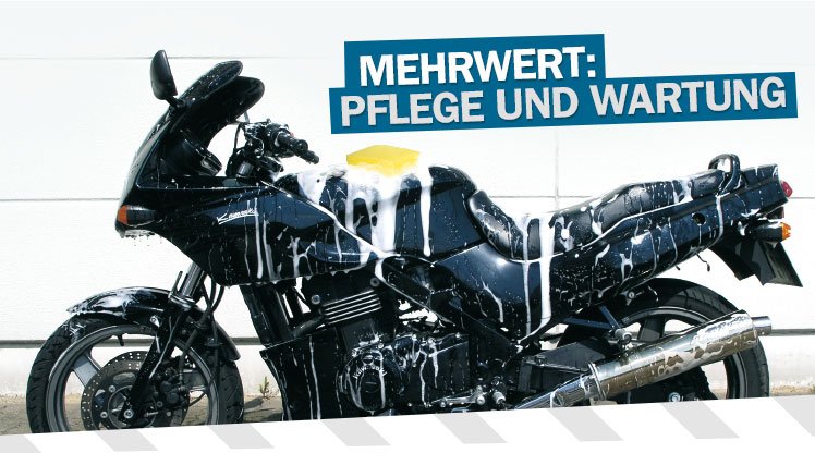 Motorradpflege und Wartung