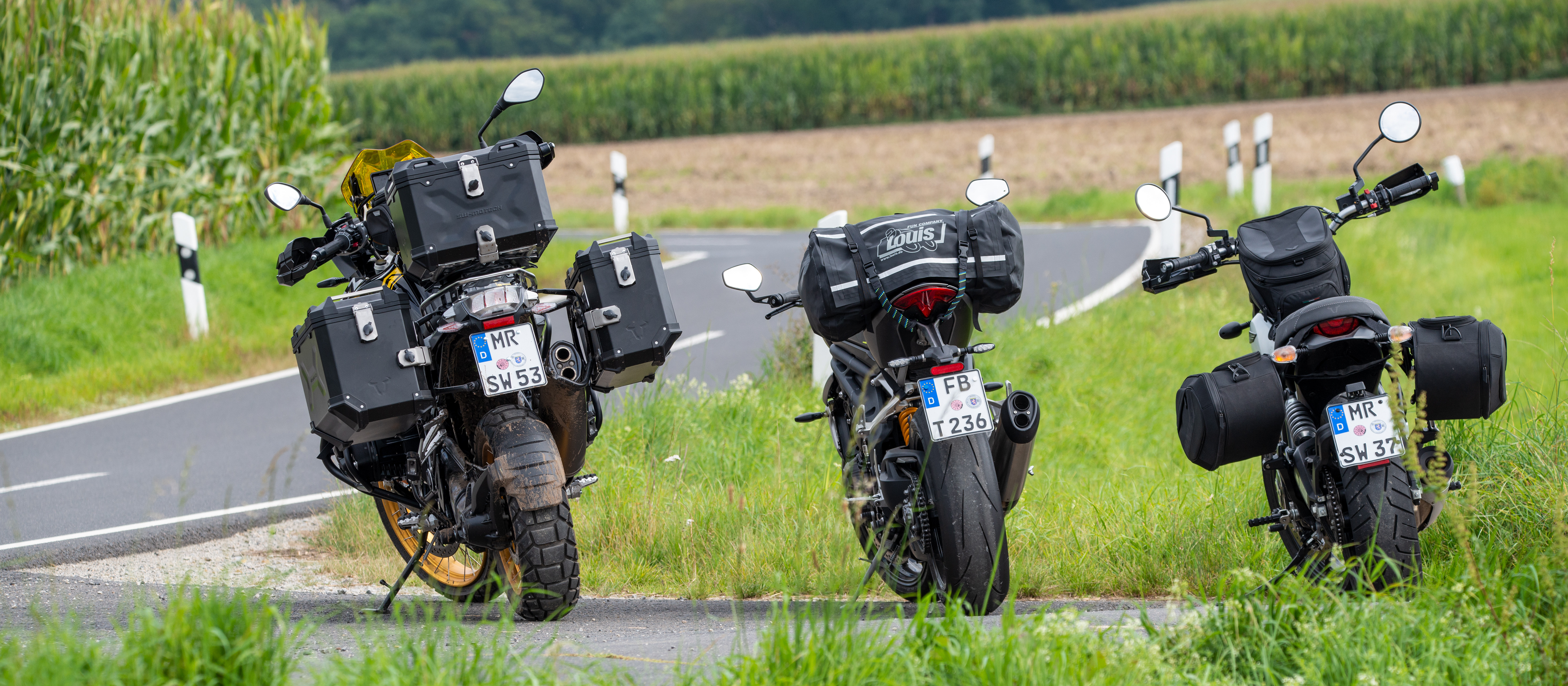 Sistemas de equipaje: comparación de equipaje de moto