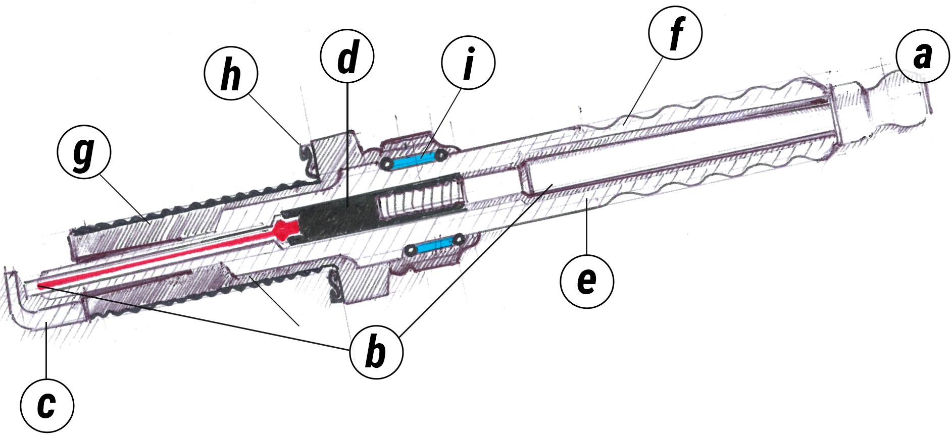 Structure d'une bougie d'allumage