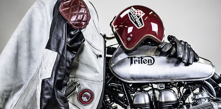 helstons tracker leather jacket