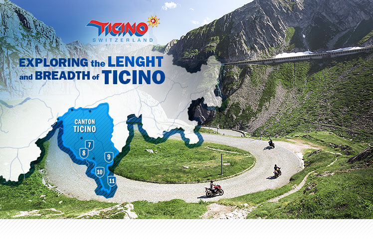 Exploring the lenght and breadth of Ticino
