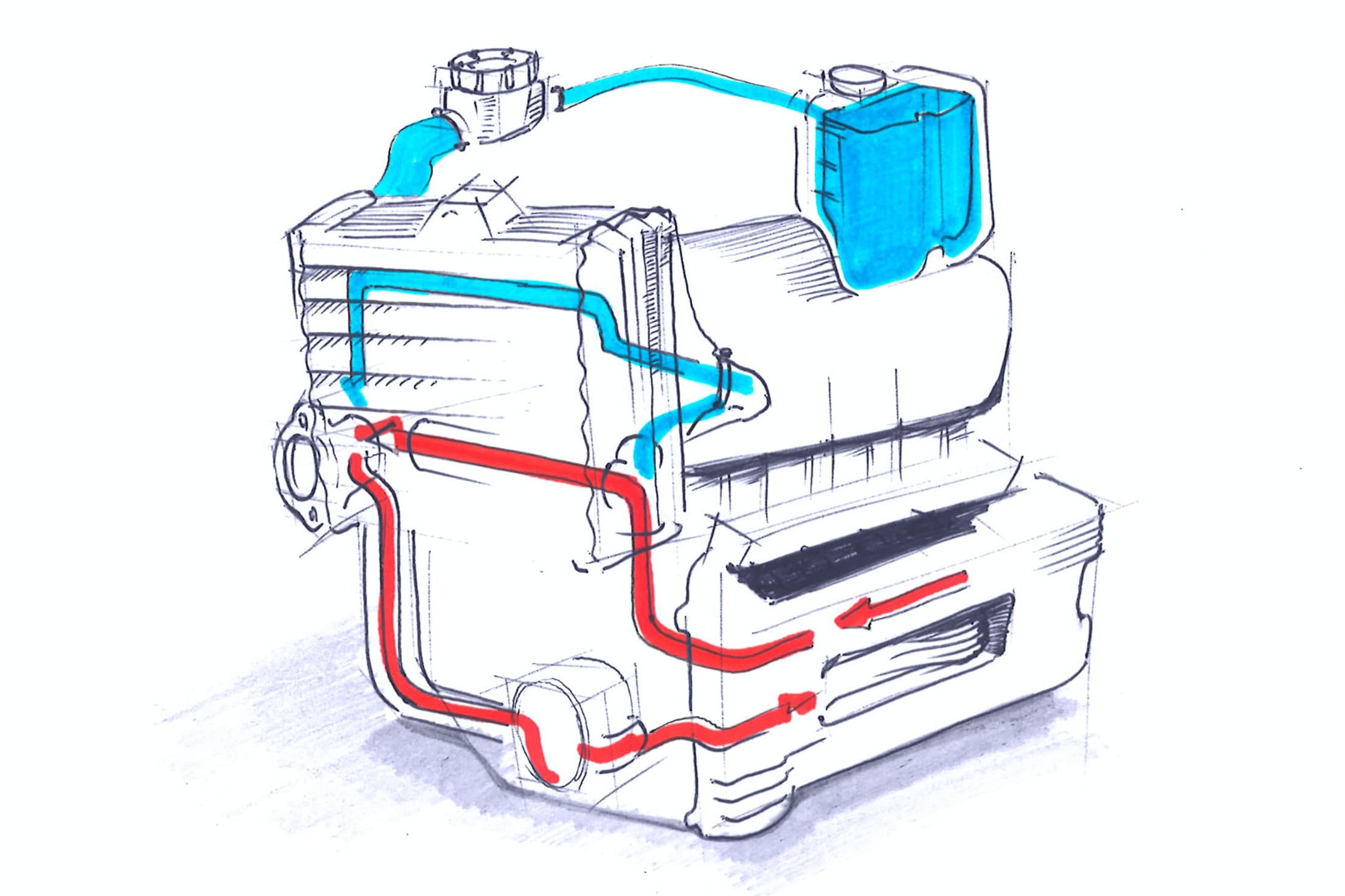 How the cooling circuit works