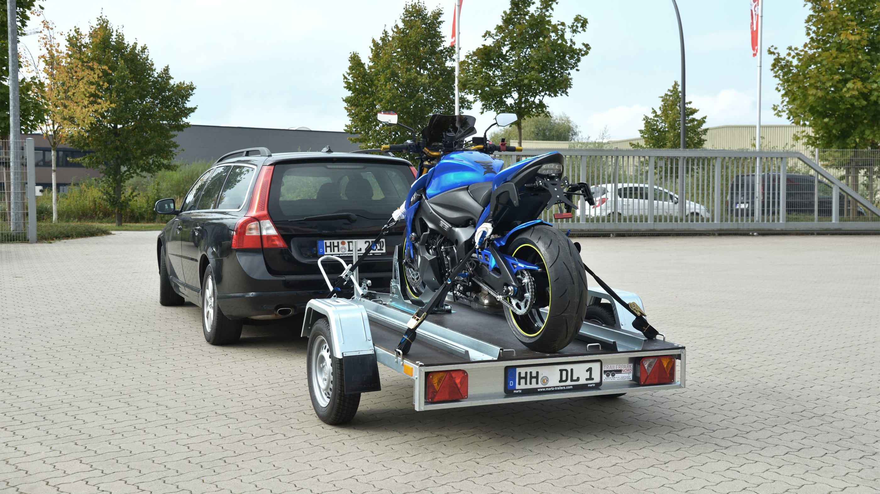 Motorrad Anhänger Transport