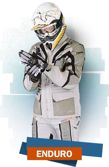 Typberatung - Enduro Motorradfahrer
