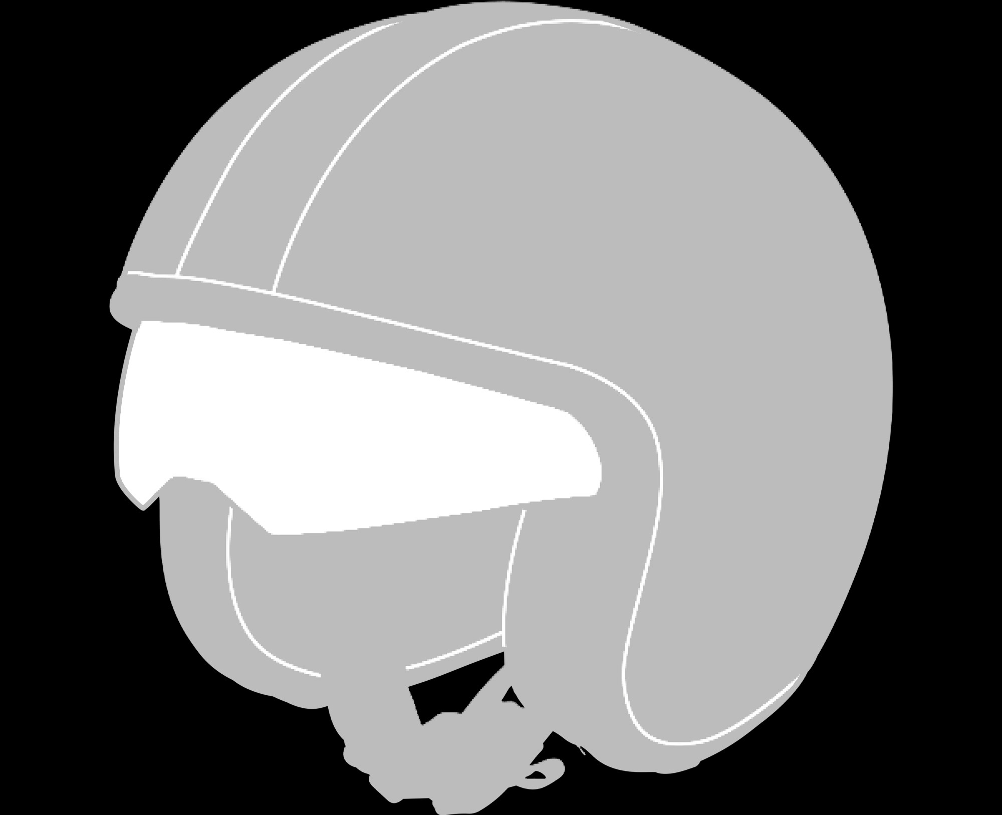 Casco jet-policía