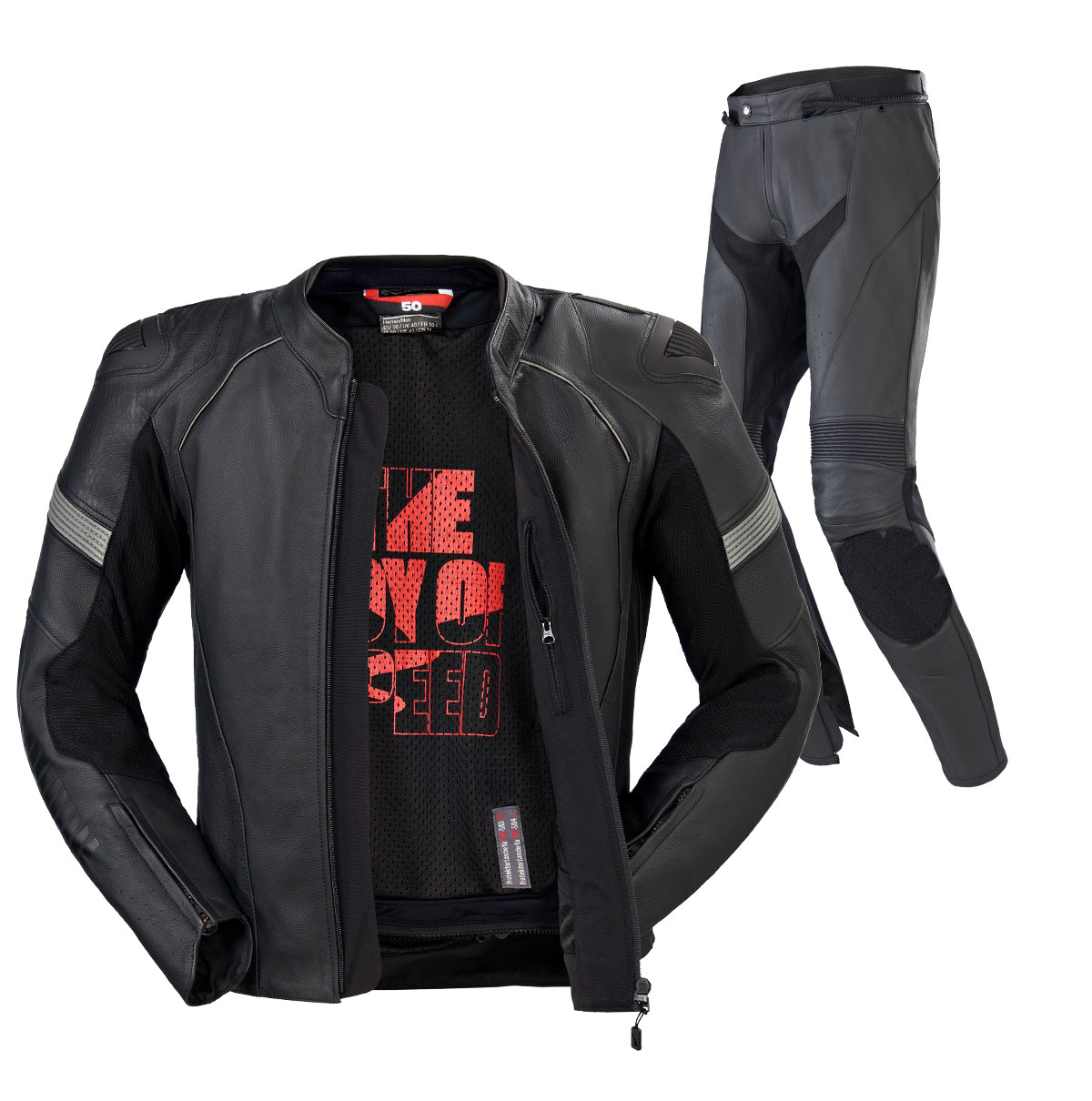 PROANTI Motorradkombi Biker Motorrad Textil Kombi XL wasserdichte Jacke und  Hose