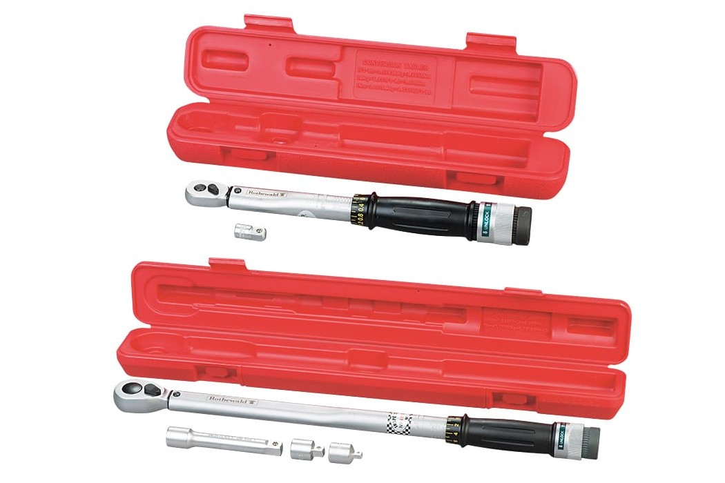 Fig. 6 b: Small wrench and torque wrench