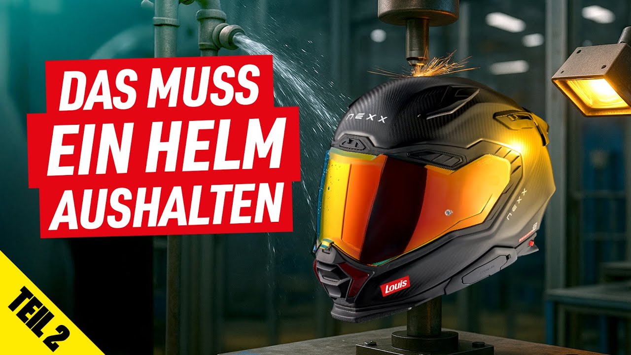 So heftig werden die Helme getestet | Louis bei NEXX #2